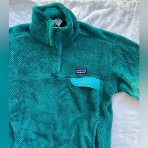 Patagonia Re-tool Snap-T pullover // teal